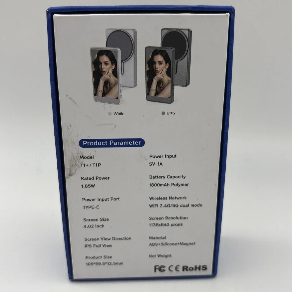 Wireless Selfie Monitor Magnetic Screen Rear Camera Monitor for iPhone/Android